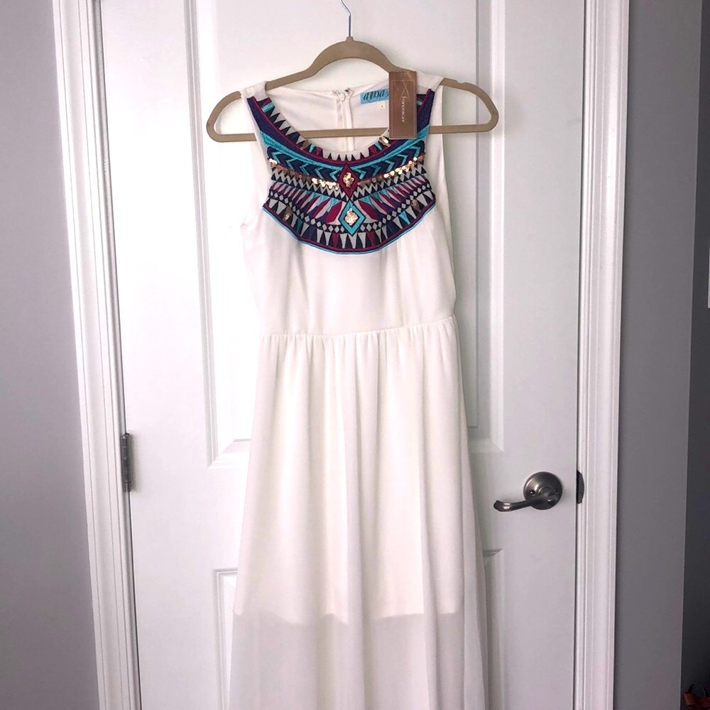 Beaded Maxi Dress
